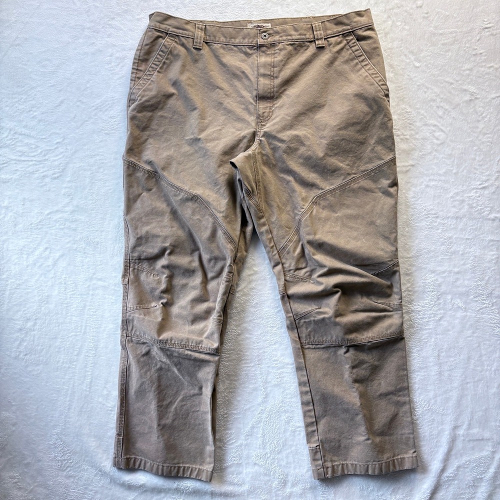LL Bean Katahdin Iron Works Nor'easter Utility Canvas Pants Men 42 x32 Carpenter